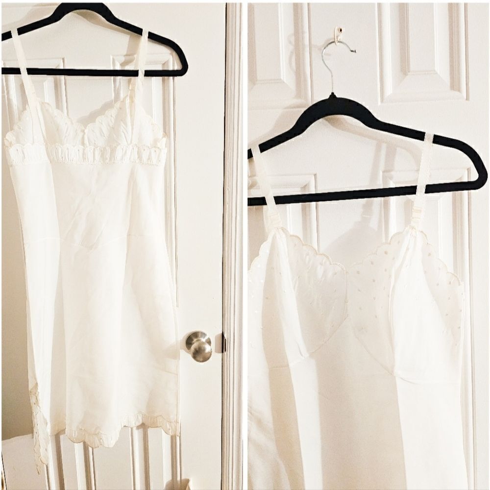 Vtg 50's 60's  Aristocrat By Superior Nylon Nightie Slip Dress.